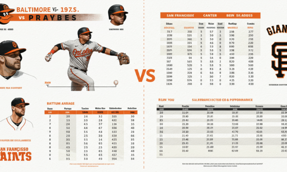 Baltimore Orioles vs San Francisco Giants Match Player Stats