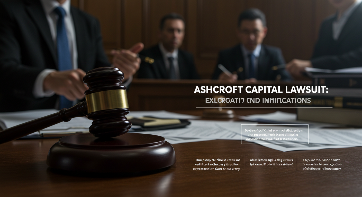 Ashcroft Capital Lawsuit: Could Impact Real Estate Investment Trusts