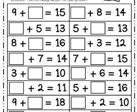 Worksheets for 2nd Graders